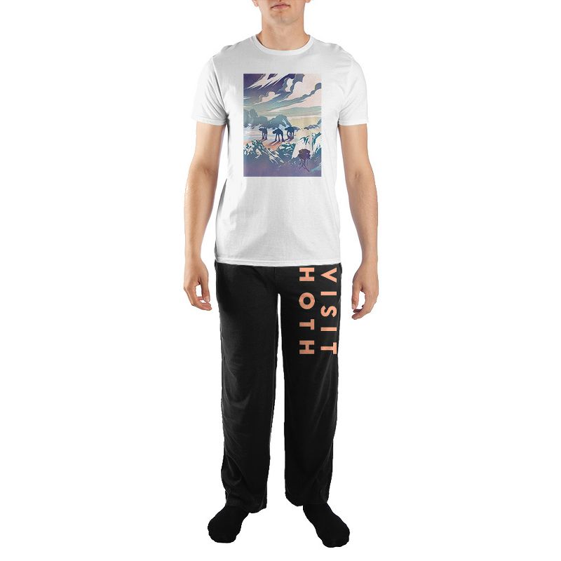 Star Wars Visit Hoth Sleep Pants and T-shirt Set, 1 of 4