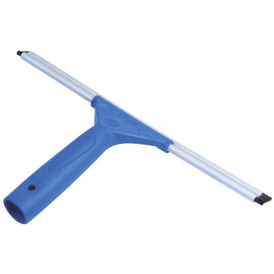 Ettore 12-Inch Blue Plastic Window Squeegee