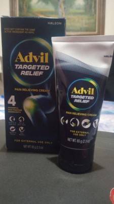 Advil Targeted Relief Pain Relieving Cream with Massage Applicator - 2 ...