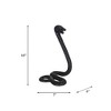 Sagebrook Home 10" Metal Snake Sculpture - Decorative Aluminum Statue for Creative Contemporary - 4 of 4