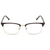 Ernest Hemingway H4850 Designer Acetate Eye Glasses Frame in Gloss Black Silver/Demo Lens 143mm Frame/58mm Lens Width - 2 of 4