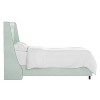 Skyline Furniture Arlette Nail Button Tufted Wingback Bed in Velvet - 3 of 4