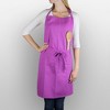Design Imports  Chino Chef Apron Orchid - 4 of 4