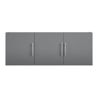 Camberly Graphite Gray Wall Cabinet with Hanging Rod