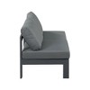 Meridian Furniture,Nizuc Water Resistant Fabric Outdoor Patio Modular Sofa - 3 of 4