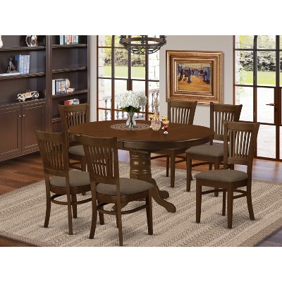 HomeStock Kenley Kitchen Table Set, Espresso