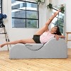Avana Luvu Lounger - Chaise Lounge Chair for Yoga, Exercise, Massage - High Density Foam - Made in the USA - Light Grey - 3 of 4