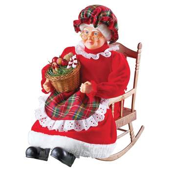 Northlight Animated Mrs. Claus With Lighted Candle Musical