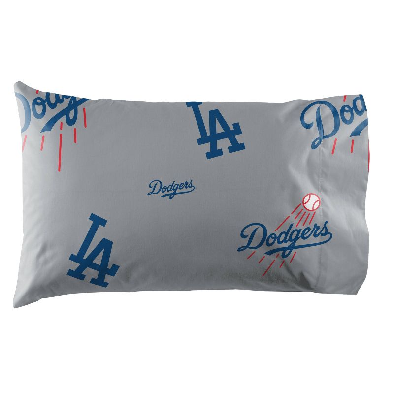 MLB Los Angeles Dodgers Rotary Bed Set, 3 of 4