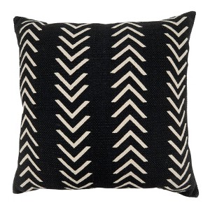 Chevron Throw Pillow Cover - Saro Lifestyle - 1 of 4