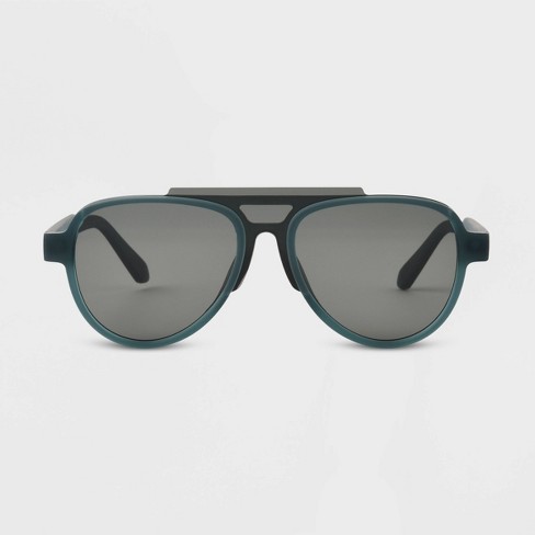 Women's Plastic Aviator Polarized Sunglasses - All In Motion™ Sage Green :  Target