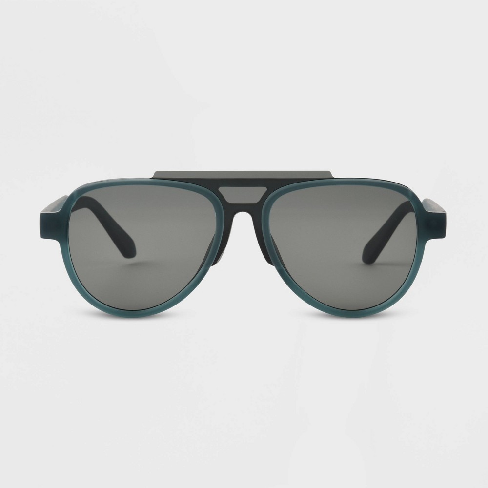 Women's Plastic Aviator Polarized Sunglasses - All In Motion™ Sage Green