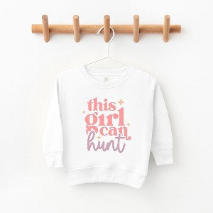 The Juniper Shop This Girl Can Hunt Toddler Graphic Sweatshirt - 1 of 2