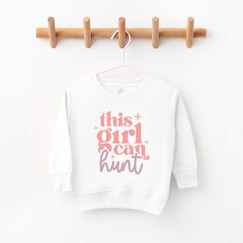 The Juniper Shop This Girl Can Hunt Toddler Graphic Sweatshirt