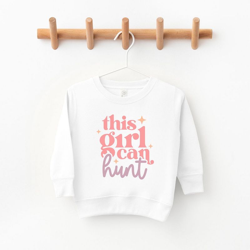 The Juniper Shop This Girl Can Hunt Toddler Graphic Sweatshirt, 1 of 3