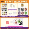 Joyfy Halloween Diamond Painting Kit for Kids, DIY Party Favors with Stickers, Suncatchers & Keychains, Gem Art Painting Kit Craft Activities - 4 of 4