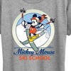 Women's - Disney - Mickey Mouse Ski School Short Sleeve Graphic T-Shirt - image 2 of 4