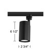 Pro Track Black 15 Watt LED Cylinder Track Head for Juno Track - 4 of 4