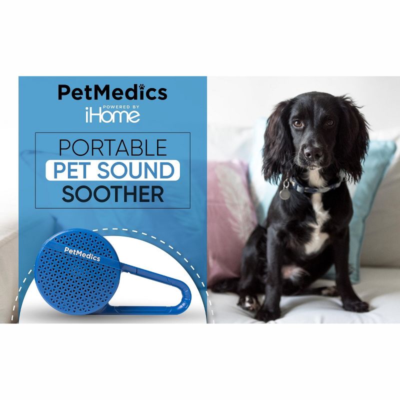 Pet Calming Portable Sound Soother with Crate & Travel Clip - Naturally Eases Anxiety Due To Separation, Fireworks, Sirens & Loneliness - Powered by iHome, 2 of 8