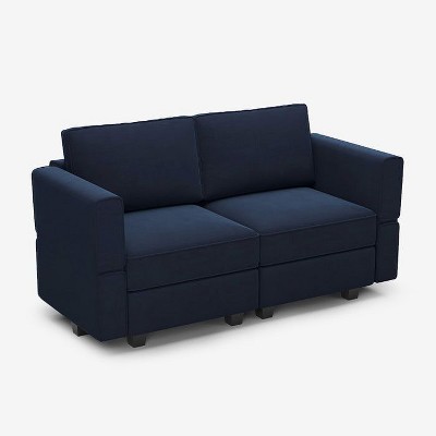 Belffin Modular Velvet Loveseat Sofa (2 Seats + 4 Sides)