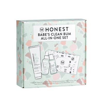 Image of The Honest Company Babe's Clean Bum All-In-One Gift Set - 4pk
