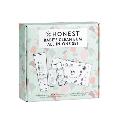 The Honest Company Babe's Clean Bum All-In-One Gift Set - 4pk - image 1 of 4