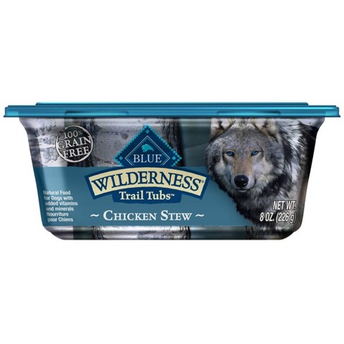 Blue Buffalo Wilderness Chicken Stew Wet Dog Food - 8pk/8oz Tub : Target