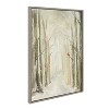Kate & Laurel All Things Decor 23"x33" Sylvie Winter Landscape 2 Framed Canvas Wall Art by Annie Quigley Nature Holiday Snow - 3 of 4