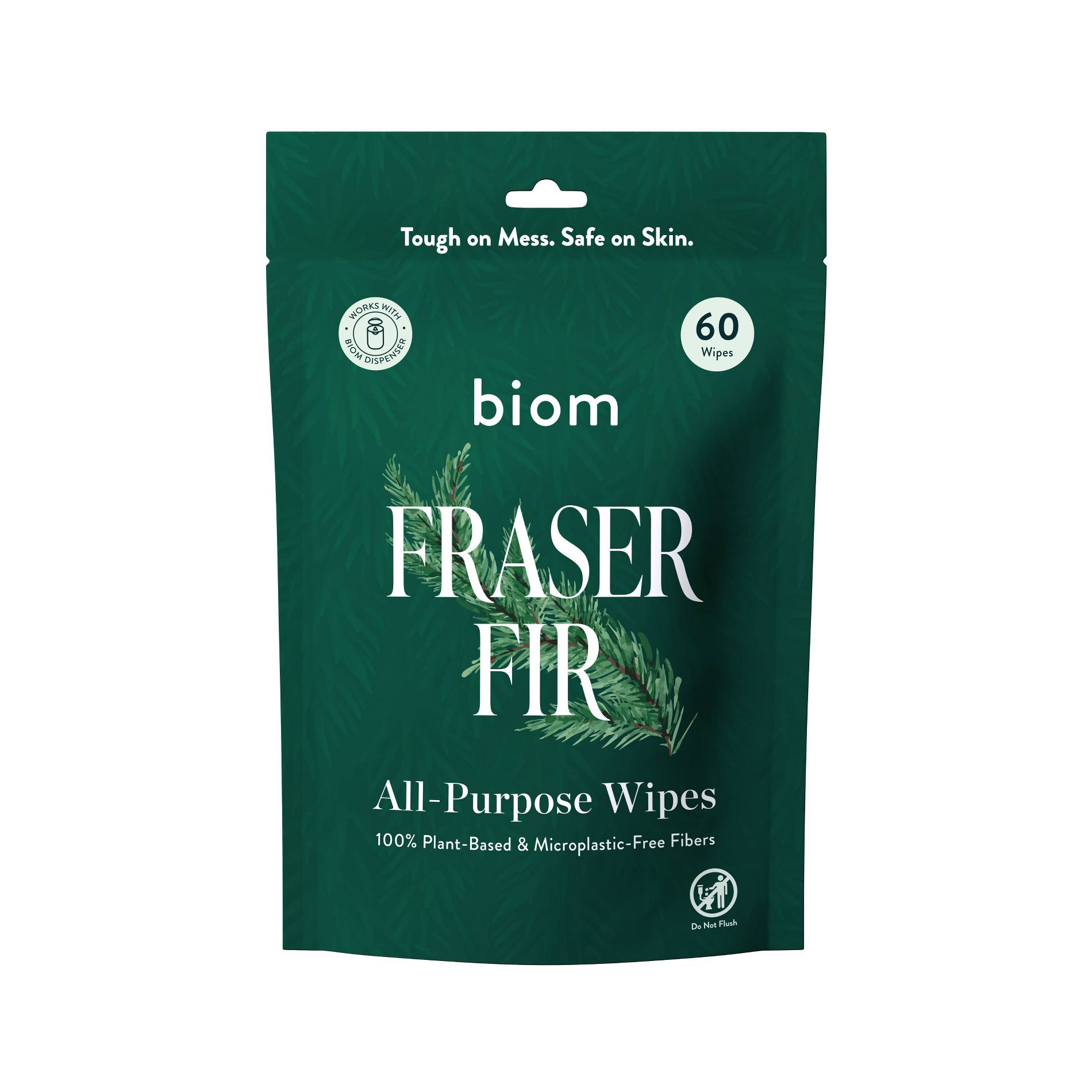 Biom Fraser Fir All-Purpose Cleaning Wipes Refill - 60ct