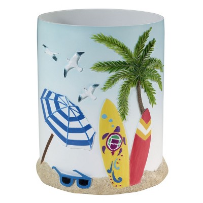 Avanti Linens Surf Time Wastebasket