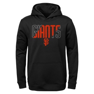MLB San Francisco Giants Boys' Line Drive Poly Hooded Sweatshirt - 1 of 1