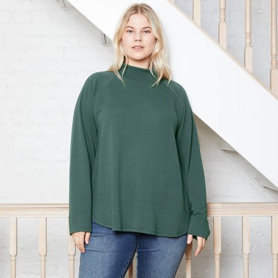 women's plus size fleece sweatshirts