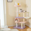 Tangkula Cat Tree Cats Multi-level Cat Tower w/ Sisal Covered Scratching Posts Hammock - 2 of 4