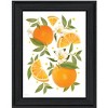 HomeRoots Citrus Orange Botanical Black Framed Print Wall Art - 4 of 4