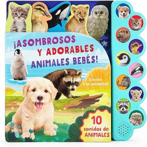 Asombrosos Y Adorables Animales Bebés / Amazing, Adorable Animal Babies (Spanish Edition) - by  Rose Nestling (Board Book) - 1 of 1