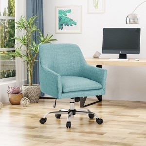 NicBex Adjustable Office Chair with Wheels,Modern Computer Chair with Chrome Base,Swivel Desk Chair for Adult,Student - 1 of 4