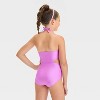 Girls' Mermaid Paradise Scalloped One Piece Swimsuit Set - Cat & Jack™ Purple - 2 of 4