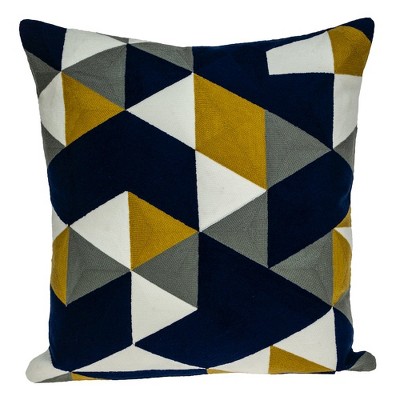 Parkland Collection,Tringo Contemporary Multicolor Pillow Cover With Poly Insert