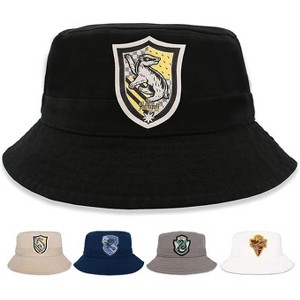 Harry Potter Bucket Hat for Kids, Boy and Girl Sun Hat Ages 4-7 Years 100% Cotton for Summer Teen Youth Beach Hat - 1 of 4