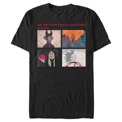 Men's Disney Villains Valentine's Day Meme EVIL T-Shirt - image 1 of 4