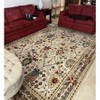 Hauteloom Neola White/Brown Damask Area Rug - 2 of 4
