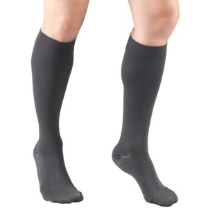 Truform 20-30 mmHg Compression Stockings for Men and Women, Knee High Length, Closed Toe - 1 of 4