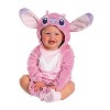 Disney Girls' Angel Lilo & Stitch Halloween Classic Costume Jumpsuit - Pink - 6-12 Months - 2 of 3