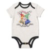 Harry Potter Gryffindor Hufflepuff Ravenclaw Baby Bodysuit Pants and Hat 3 Piece Outfit Set Newborn to Infant - 3 of 4