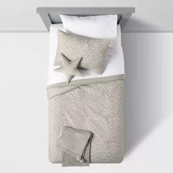 4pc Twin Star Value Multi-Piece Bedding Set Gray - Pillowfort™