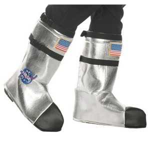 Underwraps Astronaut Men's Boot Tops (Silver) - 1 of 1