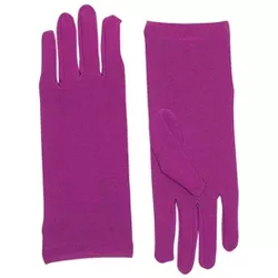 Forum Novelties Short Purple Adult Female Costume Dress Gloves One Size