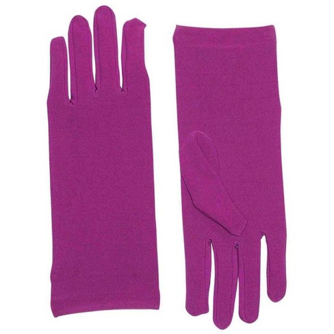 Forum Novelties Short Purple Adult Female Costume Dress Gloves - image 1 of 1
