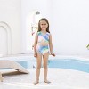 PATPAT Family Matching Swimwear Set Mommy and Me Cutout Tie-dye One-Piece Swimsuits Swim Trunks Shorts - 3 of 4