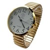 Olivia Pratt Stretch Band Big Face Shiny Colors Women Watch - 2 of 3
